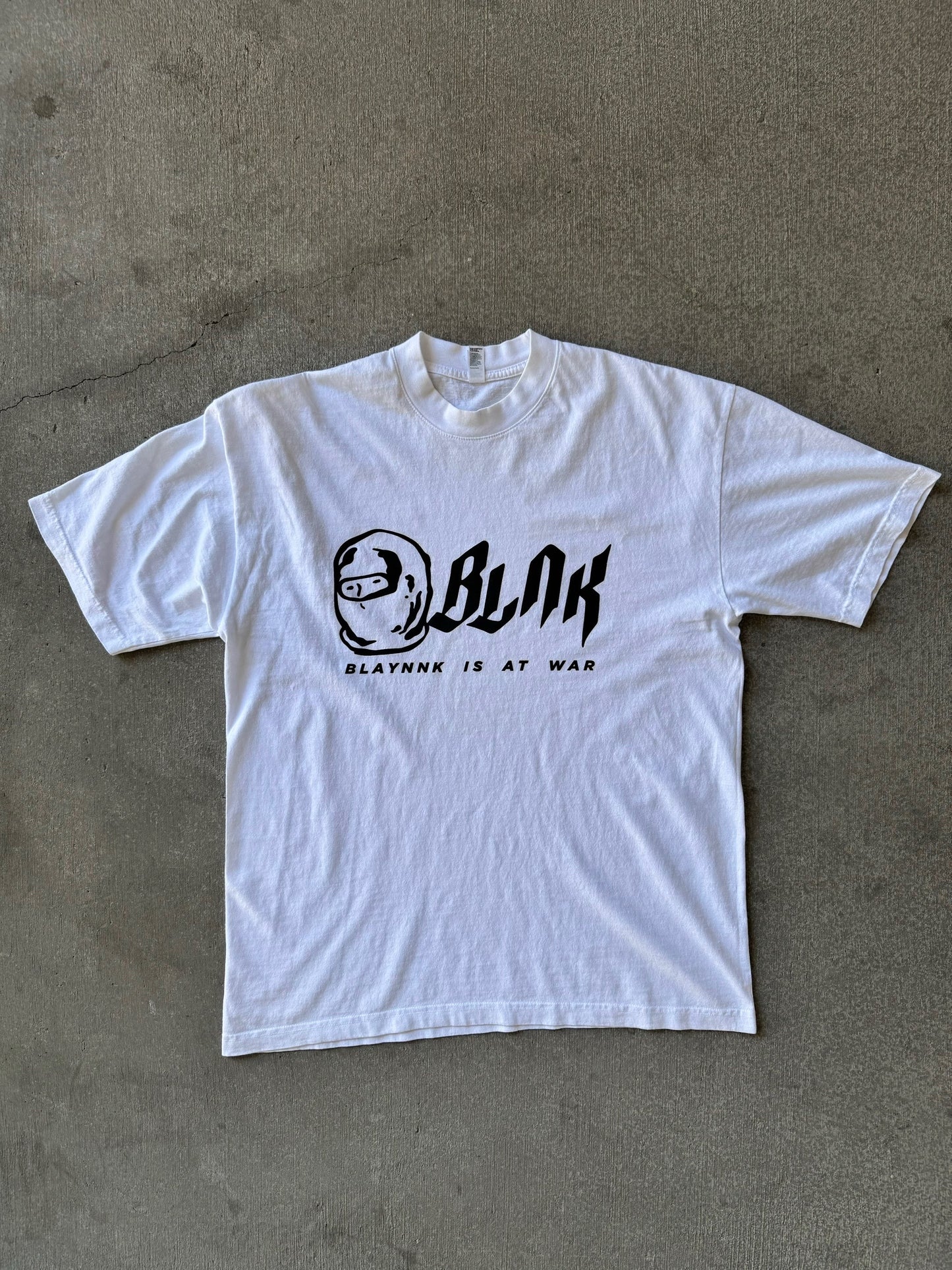 BLAYNNK IS AT WAR TEE (WHITE)